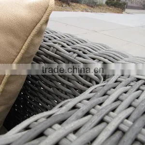 LOW PRICE ALUMINIUM THREE SEAT CHAIR FURNITURE RATTAN thumbnail-3