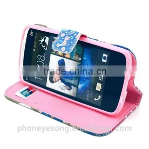 PU Printed Back Cell Phone Case For HTC DESIRE 500 thumbnail-4