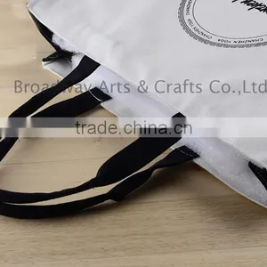 Top Quality Waxed Canvas Shoulder Tote Bag Leather Handle thumbnail-4