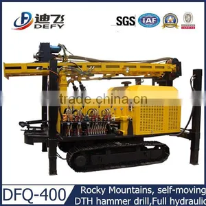 DFQ-400 Water Well DTH Drilling Rig Working With Air Compressor for Granite Borehole thumbnail-4
