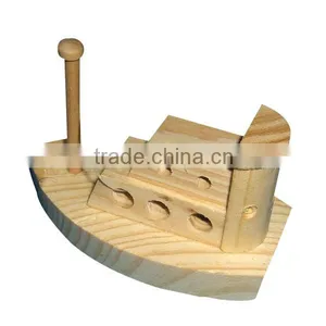 2016 New Design Wood Carving Boat for Home Decoration , Hand Carved Wood Boat thumbnail-1