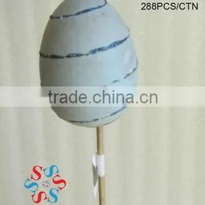 2014 Hot Sale Artificial Polyster Easter Egg With Stem For Christmas And Home Decoration thumbnail-1