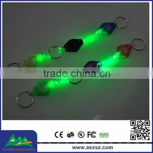 Factory Price OEM Promotional Green Light LED Keychain thumbnail-1