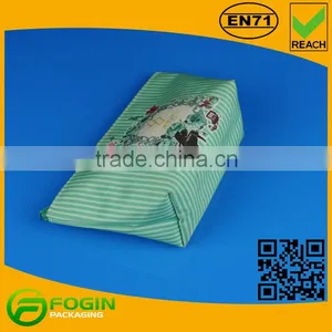 Green Custom Zipper Bag Cosmetic thumbnail-5
