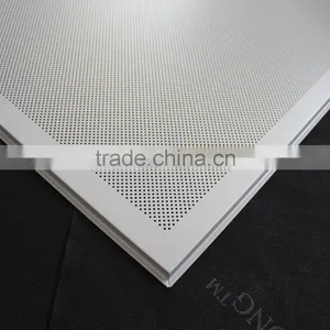 Perforated Suspended Metal Ceiling Tiles Aluminum False Ceiling Lay In Ceiling thumbnail-4