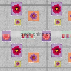Pvc Tablecloth With Attractive Flowers Tablecloths thumbnail-3