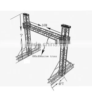 RP Exhibition Booth Screw Truss Lighting Truss Stand thumbnail-5