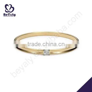 2015 Latest Fashion Jewelry 925 Sterling Silver Clear Resin Bangle thumbnail-1
