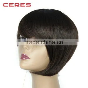 Comfortable Free Style Synthetic Machine Made Wig for Young Lady, Short Fashional Wig thumbnail-2