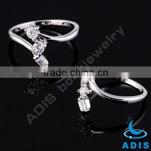 Elegant Custom Wholesale Fashion AAA Zircon Mens Brass Ring thumbnail-3