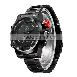China Brand Wrist Watches 3 ATM Water Resistant Luxury Man Weide Led Watch thumbnail-4
