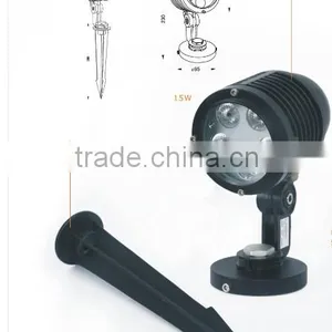 2015 New 24v Outdoor High Lumen Aluminum Spike Led Spot Light thumbnail-1