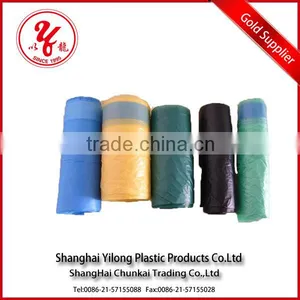 Accept Custom Print Purple Plastic Trash Bags With Drawstrings thumbnail-3