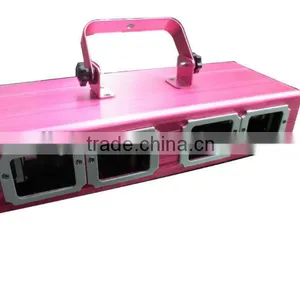 4 Lens Red&Green 250mW Stage Laser Light for Disco in Red Case thumbnail-1