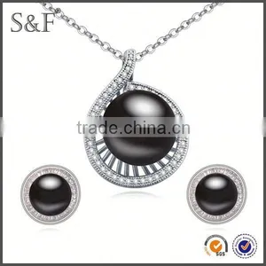 NEW Fashion African Beads Jewelry Box Velvet Necklace Set thumbnail-1
