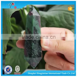 Antique Imitation Home Decor Epidote Crystal Column thumbnail-1