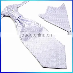 Hot Sale Nice Designs Gentlemen Ascot Ties and Hanky Sets thumbnail-3