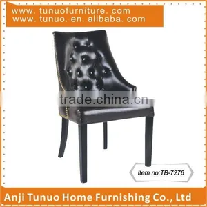 Dark Brown Lydia Dining Chairs Wood Design Dining Furniture TB-7276 thumbnail-1