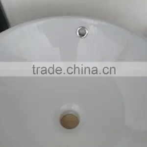 Bathroom Ceramic Art Basin Sanitary Ware Round Shape Single Hole White Clear Hot Sale wc Art Basin YB001 thumbnail-4