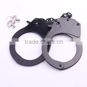 New Funny Custom Metal Chain Handcuffs, Black Ankle Cuff thumbnail-2