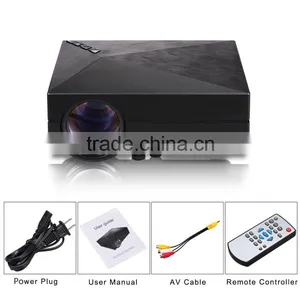 Hot Selling GM60 Portable Mini Home Theater LED Projector Support WiFi Connect , With HDMI USB AV VGA SD Port thumbnail-1