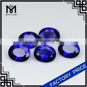 Synthetic Spinel Rough Spinel Gemstone Oval Bule Sapphire thumbnail-5