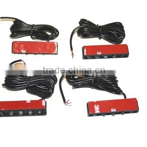 4 Black 5 LED Motorcycle TURN Signals Blinker Rear Peg Front Softtail HD thumbnail-1