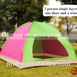 4 Person Single Layer Wind Resistant Camping Tent thumbnail-2