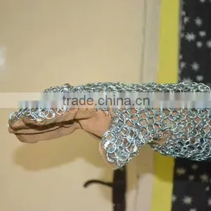 CHAINMAIL 10 MM Rivetted 16 Gauzed Gloves thumbnail-2