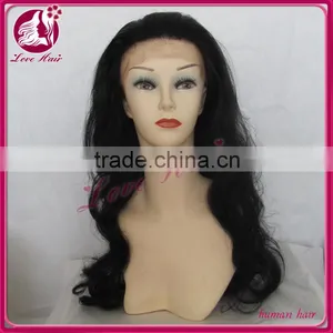 Beautiful Human Hair Wigs Glueless Full Lace Wigs 100% Unprocessed Brazilian Virgin Hair With Baby Hair thumbnail-1