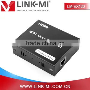 2015 LINK-MI/OEM LM-EX120 via RJ45 Cable 120m Point to Many Hdmi Extender Over ip Support Ethernet & IR thumbnail-2