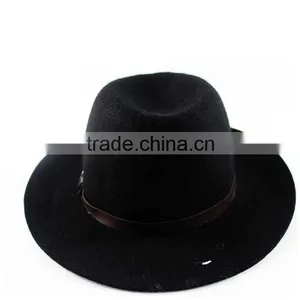 Fedora Hats Wholesale Men Hat Large Wool Fedora thumbnail-1