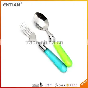 Cutlery Sets With Plastic Handles, Set of Cutlery, Plastic Metallic Cutlery thumbnail-5