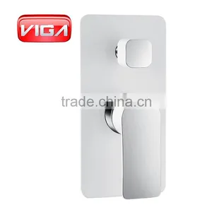 Square Design Shower Faucet Built in Wall Shower Mixer Shower Tap thumbnail-1