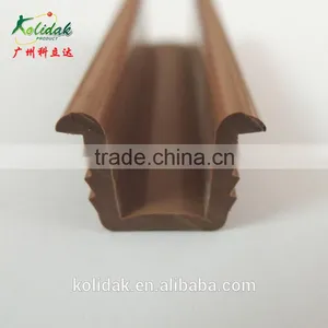 Yellow U Shape PVC/TPV Plastic Profile Products Extrusion thumbnail-1