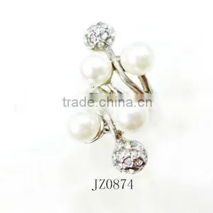 Wholesale Gold Ornament for Marriage Ring Gold Plated Middle Finger Rings thumbnail-1
