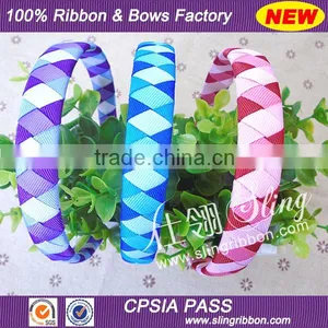 Children Hairband Handmade With Colourful Grosgrain Ribbon thumbnail-1