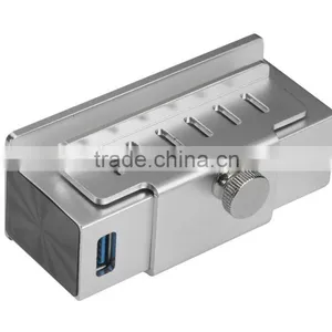 High-speed 4-Port USB 3.0 Hub With LED Indicators and Easy to be Fixed on the PC or Table thumbnail-3
