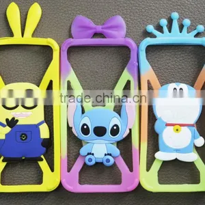 Hot Sell Universal Glowing Ring Case Silicon Bumper Case Silicone Universal Frame Phone Frames thumbnail-1