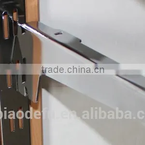 Factory Metal Chrome Adjustable Slotted Channel Bracket thumbnail-2