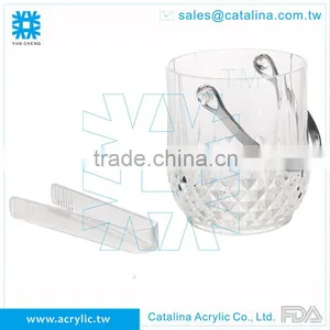 Luxury Acrylic Wine Barrel Ice Bucket thumbnail-2