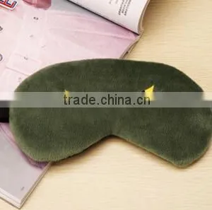New Style Hot Selling Big Eyes Lovely Patch Adjustable Cotton Blindfold Shade Travel Sleeping Aid Cover Light Eye Mask thumbnail-3