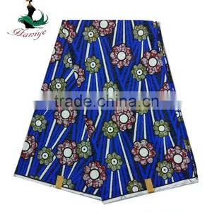 SMRW-1 Real Wax Fabric African Printed Jave Wax Fabric thumbnail-4