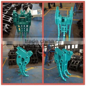 Hitachi ZX35U Supply DOOSAN HITACHI Mechanical Log Grapple and Hydraulic Wood Grapple for Excavator thumbnail-5