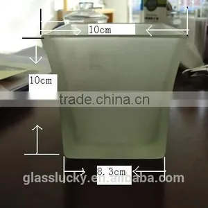 Square Glass Vase thumbnail-1