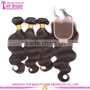 2016 Fashion Hair Wholesale 6A Grade Natural Color Indian Hair Remy Lace Front Closure With Baby Hair thumbnail-1