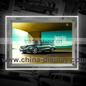 Advertising Acrylic Led Light Box Crystal Display Holder Led Display Guangdong thumbnail-5