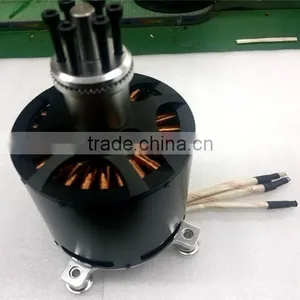 120100 KV80 25KW 60kg Thrust Outrunner Sensored/sensorless Motor for Jet Board thumbnail-4
