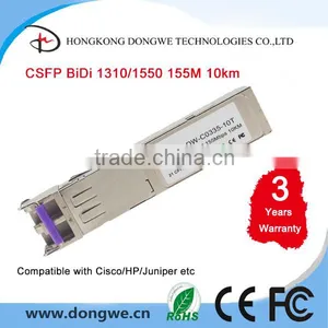GLC-2BX-D CSFP Module 1.25G Compact Bi-Di SFP Transceiver 10km Reach 1310nm TX / 1490nm RX SFP Module thumbnail-1