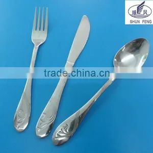 Good Design Stainless Steel Hotel Cutlery With Beautiful Handle thumbnail-1